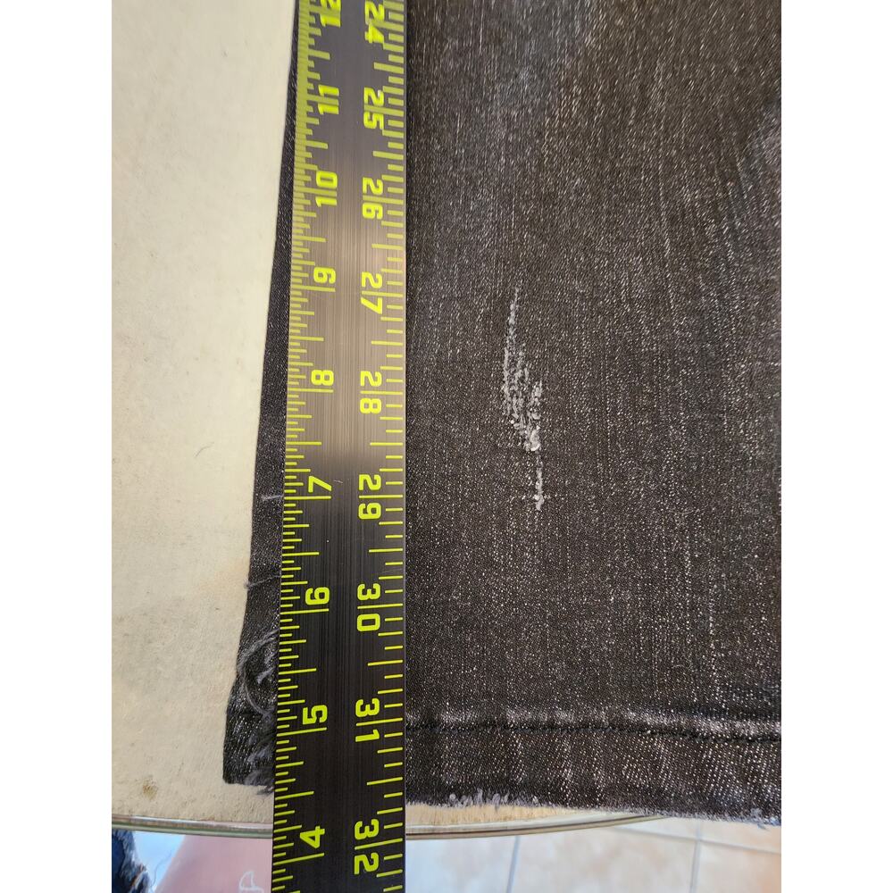 Kilogram Black Wash Denim Jeans Splattered Paint SZ 38 - Picture 7 of 13